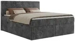MKS Boxbett, Grau, Textil, 2-Sitzer, H4, 7-Zonen, Rechteckig, 180x200 cm,...