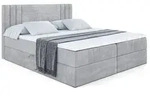 Altdecor Boxbett, Hellgrau, Holzwerkstoff, H&ouml;he ca. 20 cm, 180x200 cm, Schlafzimmer,