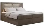 MKS Boxbett, Braun, Textil, 2-Sitzer, H3, Rechteckig, 180x200 cm, Schlafzimmer,