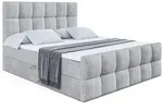 Altdecor Boxbett, Hellgrau, Holzwerkstoff, H4, H&ouml;he ca. 20 cm, 200x200 cm,