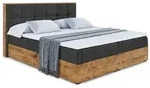 Altdecor Boxbett, Schwarz, Kunststoff, H&ouml;he ca. 20 cm, 160x200 cm,...