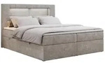 MKS Boxbett, Beige, Textil, 2-Sitzer, H3, Rechteckig, 200x200 cm, Schlafzimmer,