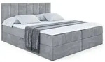 Altdecor Boxbett, Grau, Holzwerkstoff, H&ouml;he ca. 20 cm, 180x200 cm,...