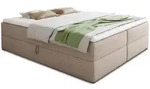 Sofnet Boxbett, Beige, Textil, H3, Rechteckig, 160x200 cm, Schlafzimmer, Betten,