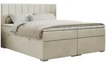 MKS Boxbett, Beige, Textil, 2-Sitzer, H4, Rechteckig, 200x200 cm, Schlafzimmer,