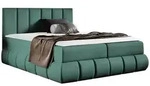 Mirjan24 Boxbett, Hellgr&uuml;n, Holz, 140x200 cm, Schlafzimmer, Betten, Boxspringbetten