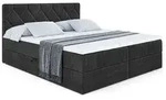 Altdecor Boxbett, Schwarz, Holzwerkstoff, H&ouml;he ca. 20 cm, 200x200 cm,...