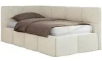 MKS Jugendbett, Creme, Textil, H3 + H4, 7-Zonen, Rechteckig, 90x200 cm,...