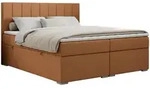 MKS Boxbett, Orange, Textil, 2-Sitzer, H4, Rechteckig, 180x200 cm, Schlafzimmer,