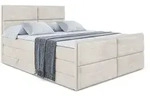 Altdecor Boxspringbett, Ecru, Holzwerkstoff, H&ouml;he ca. 37 cm, 140x200 cm,