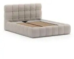 Beautysofa Polsterbett, Hellbraun, Textil, 160x200 cm, Schlafzimmer, Betten,