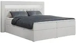 MKS Boxbett, Wei&szlig;, Textil, 2-Sitzer, H4, Rechteckig, 180x200 cm, Schlafzimmer,