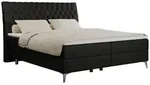MKS Boxbett, Schwarz, Textil, 2-Sitzer, H4, Rechteckig, 180x200 cm,...