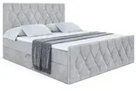 Altdecor Boxbett, Hellgrau, Holzwerkstoff, H&ouml;he ca. 20 cm, 180x200 cm, Schlafzimmer,