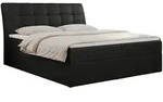 MKS Boxbett, Schwarz, Textil, 2-Sitzer, H4, Rechteckig, 120x200 cm,...
