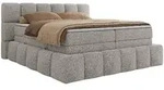 MKS Boxspringbett, Hellgrau, Textil, 2-Sitzer, H3, Rechteckig, 140x200 cm,