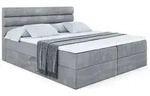 Altdecor Boxbett, Grau, Holzwerkstoff, H&ouml;he ca. 20 cm, 120x200 cm, Schlafzimmer,