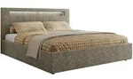 MKS Polsterbett, Grau, Textil, Rechteckig, 140x200 cm, Oeko-Tex&reg;, Schlafzimmer,
