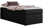 MKS Boxbett, Schwarz, Textil, 1-Sitzer, H3, Rechteckig, 90x200 cm, Oeko-Tex&reg;,