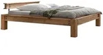 Hasena Balkenbett, Braun, Eiche, Holz, Eiche, massiv, H&ouml;he ca. 22 cm, 140x200 cm, in