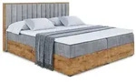 Altdecor Boxbett, Grau, Kunststoff, H&ouml;he ca. 20 cm, 140x200 cm, Schlafzimmer,