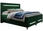 Mirjan24 Boxbett, Smaragdgr&uuml;n, Holz, 140x200 cm, Schlafzimmer, Betten,