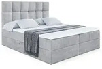 Altdecor Boxbett, Hellgrau, Holzwerkstoff, H&ouml;he ca. 20 cm, 140x200 cm, Schlafzimmer,
