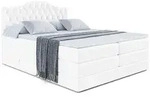Altdecor Boxspringbett, Wei&szlig; Hochglanz, Holzwerkstoff, H&ouml;he ca. 20 cm,...