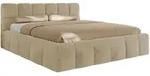 MKS Polsterbett, Creme, Textil, H3 + H4, Rechteckig, 180x200 cm, Oeko-Tex&reg;,