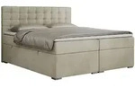 MKS Boxbett, Beige, Textil, 2-Sitzer, H4, Rechteckig, 180x200 cm, Schlafzimmer,
