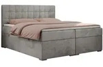 MKS Boxbett, Hellgrau, Textil, 2-Sitzer, H4, Rechteckig, 160x200 cm,...