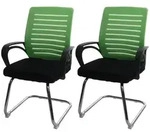 MCW Konferenzstuhl, Gr&uuml;n, Textil, 60x94x49 cm, Arbeitszimmer, Besucherst&uuml;hle