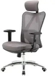 Sihoo B&uuml;rostuhl, Grau, Textil, 66x129x69 cm, Arbeitszimmer, B&uuml;rost&uuml;hle,