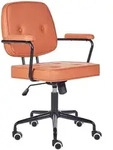Beliani B&uuml;rostuhl, Orange, Metall, 1-Sitzer, 60x90x43 cm, Arbeitszimmer,