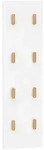 Mid.you Garderobenpaneel, Wei&szlig;, Holzwerkstoff, 30x110.6x2.6 cm,
