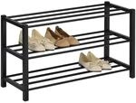 Idimex Schuhregal, Schwarz, Metall, Mode, 80x45x29 cm, Garderobe,...