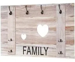 MCW Wandgarderobe, Beige, Holz, Paulownia, 90x60x3 cm, Garderobe,...