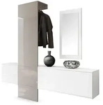 Vladon Garderobe, Sand, Holzwerkstoff, 208x193x35 cm, Garderobe,...