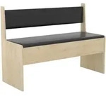 Mid.you Sitzbank, Honigeiche, 110x80x42 cm, erweiterbar, Truhe im Sitz, in