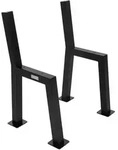 Ml-Design Bankbeine, Schwarz, Metall, 10x77.5x47 cm, Esszimmer, B&auml;nke,...