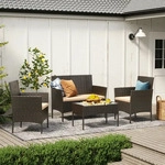 Modante GARTENSET Dunkelbraun, Beige