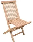 Deluke Gartenstuhl, Braun, Holz, 46x89x47 cm, Gartenm&ouml;bel, Gartenst&uuml;hle,