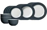 Ritzenhoff Breker Einsteiger-Set, Anthrazit, Keramik, 16-teilig, Rund, 2x2x2 cm,