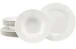 Creatable Tafelservice Venice Creme, Creme, Keramik, 12-teilig, stapelbar,...