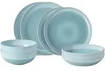 like.Villeroy & Boch Einsteiger-Set, Blau, Keramik, 8-teilig, 2x2x2 cm, Essen &