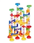 Relaxdays Kugelbahn, Mehrfarbig, Kunststoff, 30x45x21 cm, Spielzeug, Kinderspielzeug,