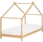 Beliani Kinder-Hausbett, Esche, Holz, 90x200 cm, Kinder- & Jugendzimmer,
