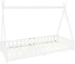 Ml-Design Kinderbett, Wei&szlig;, Holz, Kiefer, Rechteckig, 90x200 cm, Kinder- &