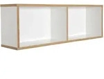 Roba Wandregal, Wei&szlig;, Holzwerkstoff, Rechteckig, 90x29x20 cm, Blauer Engel,...