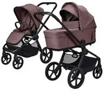 Moon Kombikinderwagen Resea Fold, Braun, Textil, 2-teilig, 57x94x116 cm, EN 1888,
